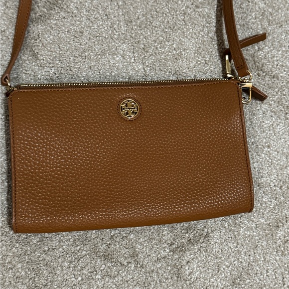 Tory Burch Brown Leather Crossbody Bag - Picture 2 of 8